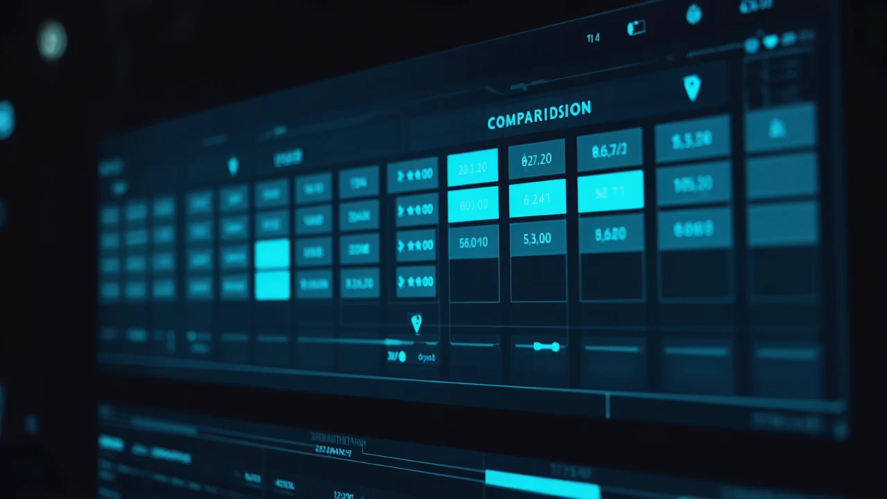 AI Model Matrix interface